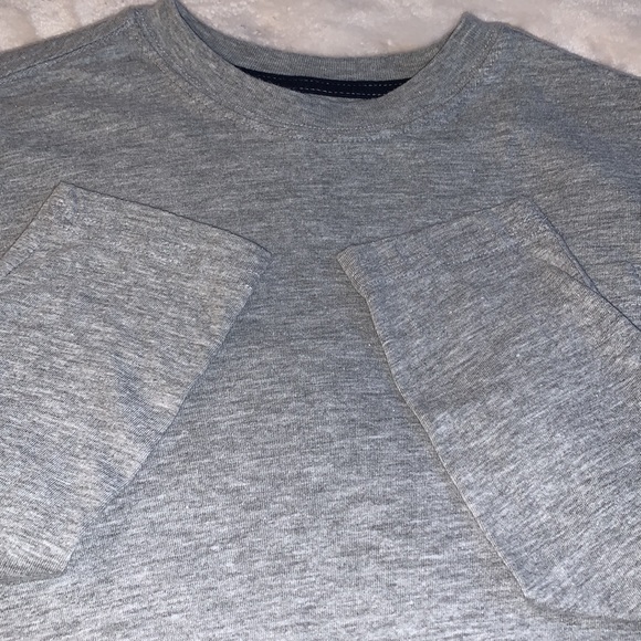 Nautica Boys Gray Long Sleeve Shirt 8 EUC - Picture 7 of 11